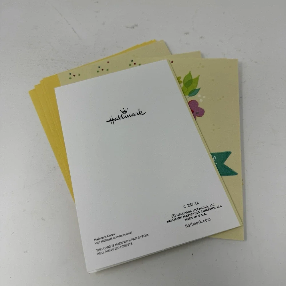 Hallmark Get Well Soon GREETING CARDS New W/Envelopes LOT of 5